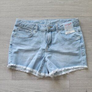 NWT Girl's Frayed Jean Shorts